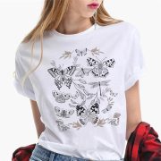 Women's T-shirts Graphic Designer T-shirts Girls Harajuku Cl - Image 2